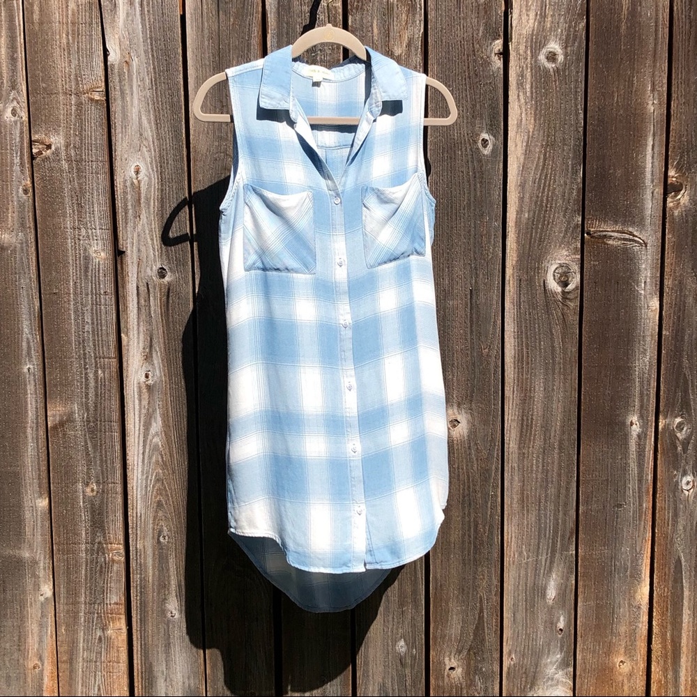 Cloth & Stone sleeveless hipster dress, Bella Dahl - Picture 4 of 17